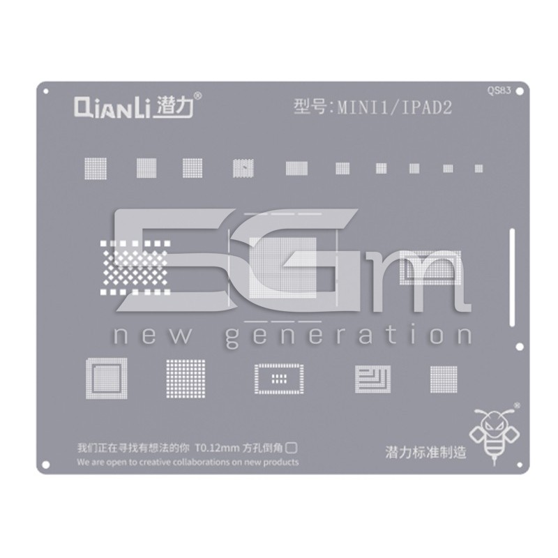 Qianli Stencil QS83 iPad Mini 1 - iPad 2