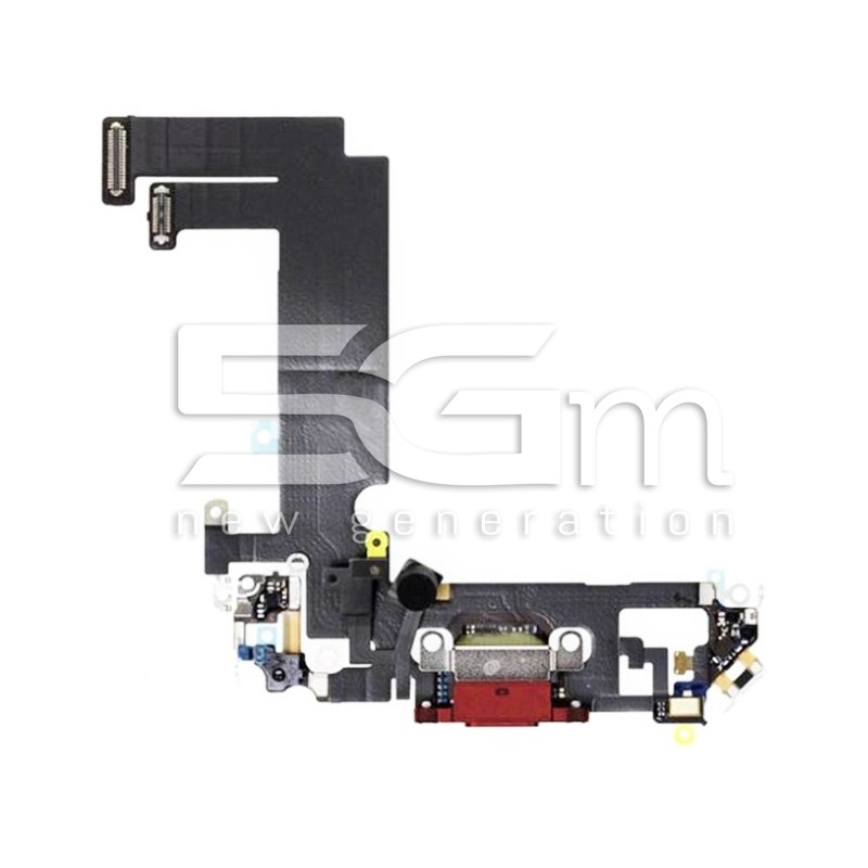 Connettore di Ricarica Rosso Flex Cable iPhone 12 Mini (PULLED)