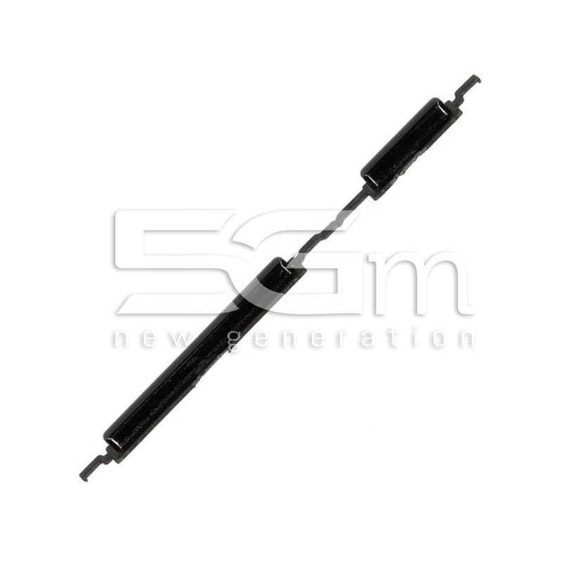 Cabo Potencia + Volume Preto Samsung SM-A202 A20e Ori