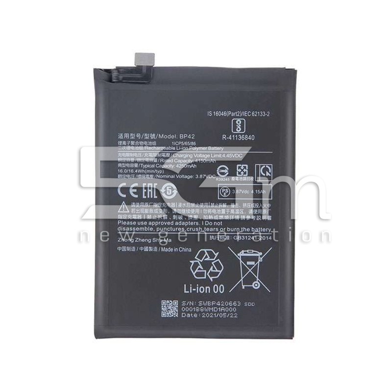 Bateria BP42 4250mAh Xiaomi Mi 11 Lite No Logo