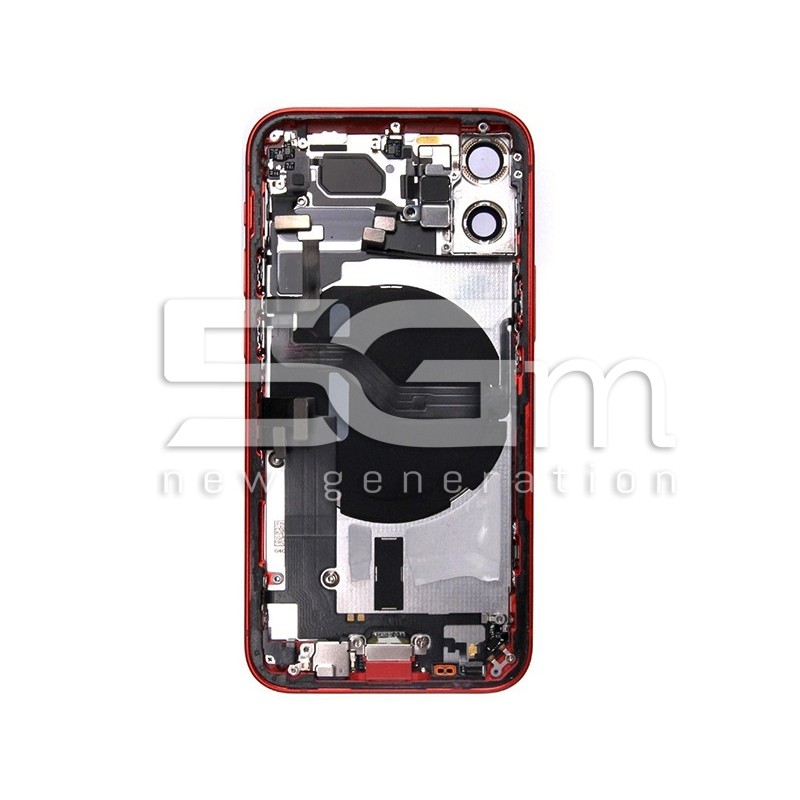 Cover Completa Rosso iPhone 12 Mini No Logo