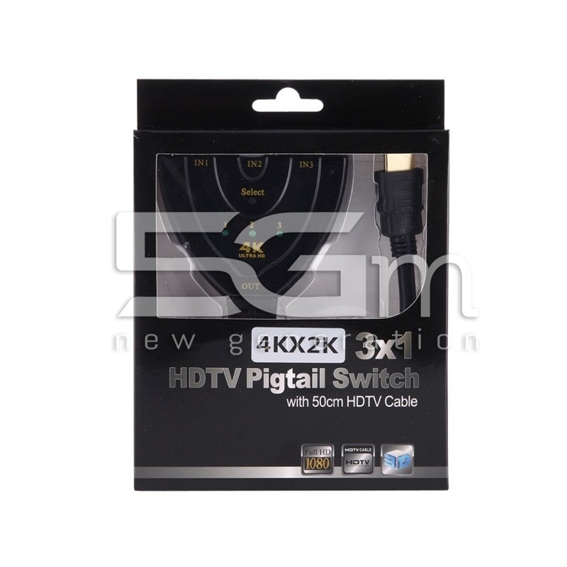 Switch Adapter HDMI 3 in 1 Splitter