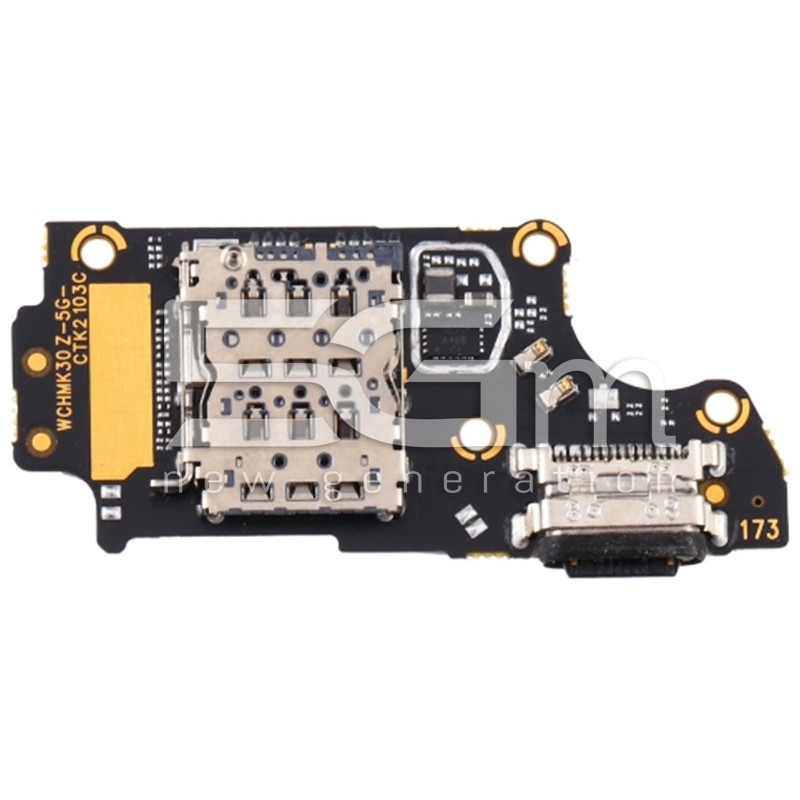 Conector de Carregamento + Sim Reader Xiaomi Redmi K30 Ultra