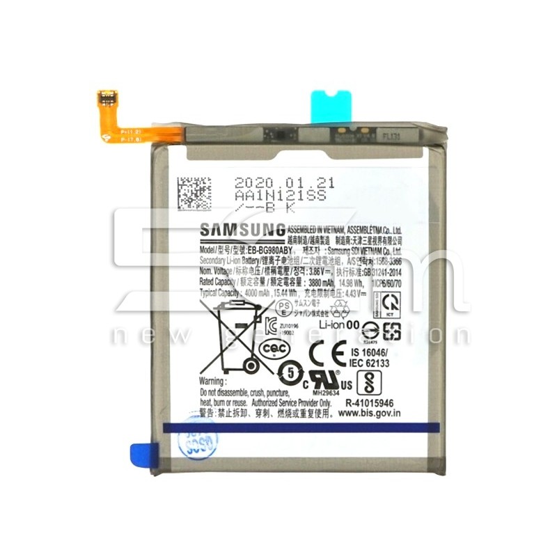 Battery EB-BG980ABY 4000mAh Samsung SM-G980 S20 Ori