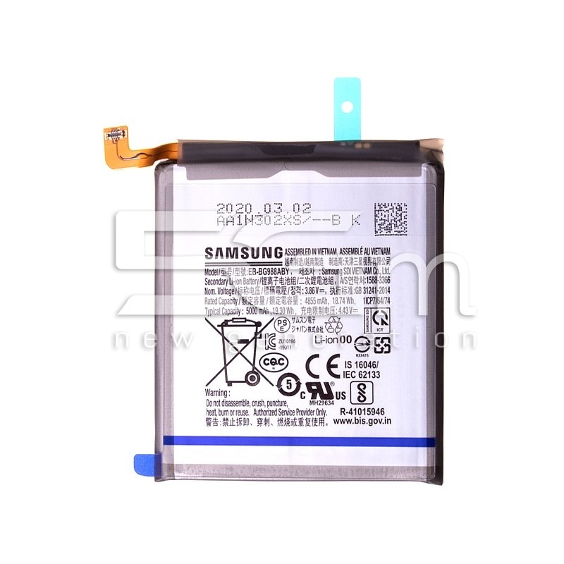 Battery EB­-BG988ABY 5000mAh Samsung SM-G988 S20 Ultra Ori