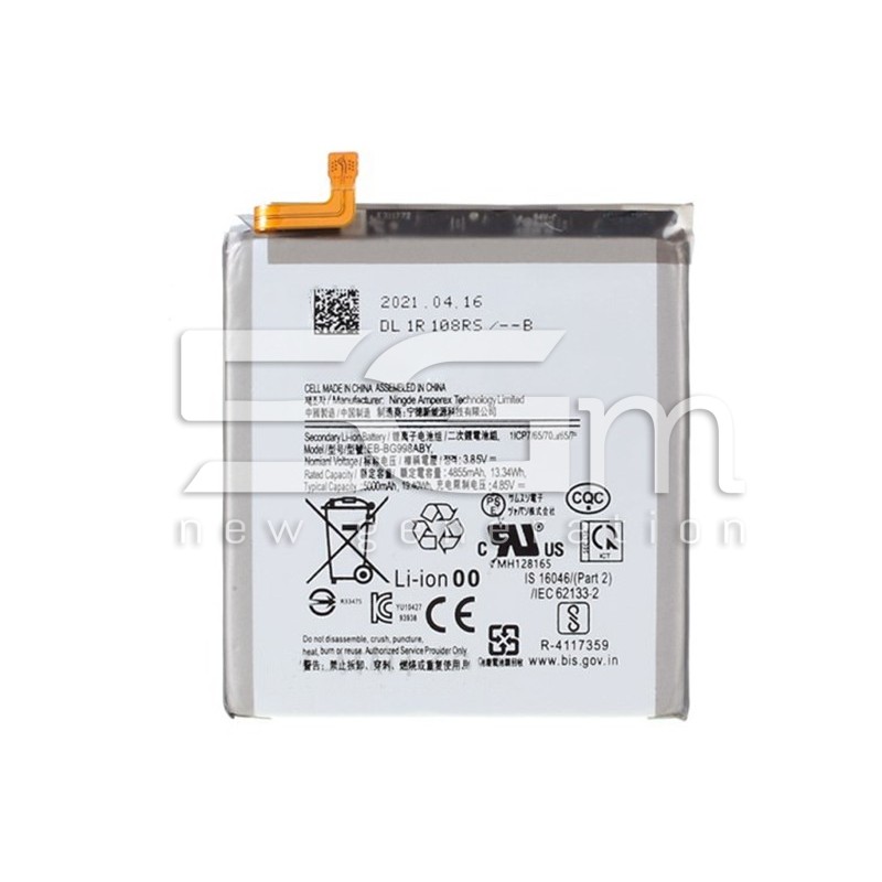 Bateria EB-BG998ABY 5000mAh Samsung SM-G998 S21 Ultra No Logo