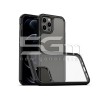 TPU + PC Capa Protetora Transparente-Preto iPhone 13 Mini