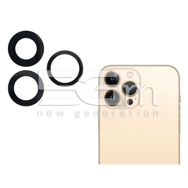 Coppia Vetrini Camera Posteriore iPhone 13 Pro Max