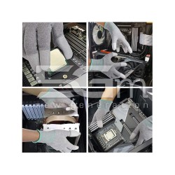 Stretchy Gloves in Carbon Fibre/pu Esd S