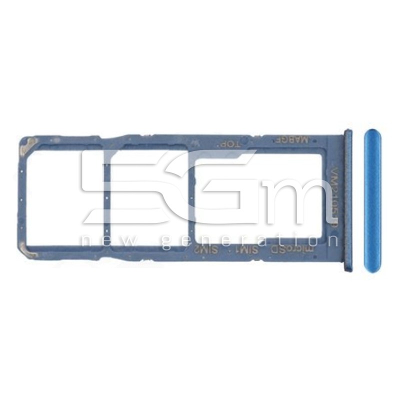 Suporte Para Cartão SIM Azul Samsung SM-M127 M12 Ori