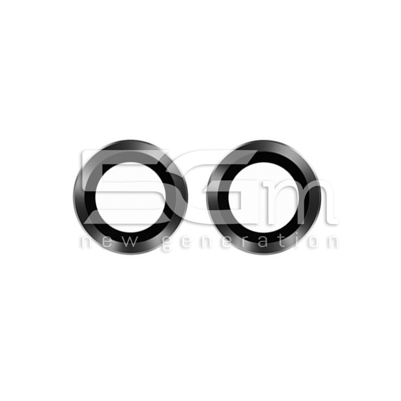 Tempered Glass Back Camera Lens Black iPhone 13