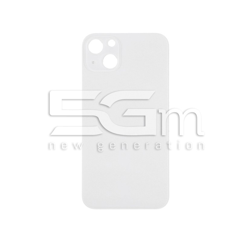 Rear Cover White iPhone 13 Big Hole (No Logo)