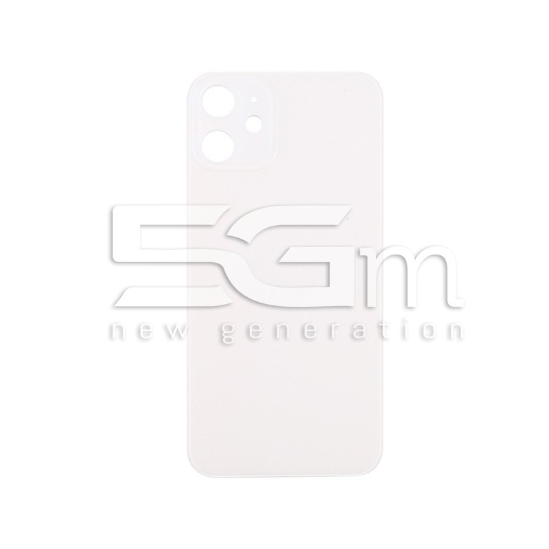 Retro Cover Bianco iPhone 12 Big Hole (No Logo)