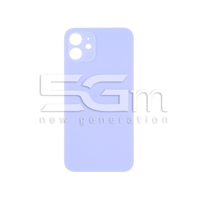 Retro Cover Purple iPhone 12 Big Hole (No Logo)