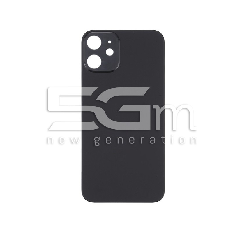 Retro Cover Nero iPhone 12 Big Hole (No Logo)