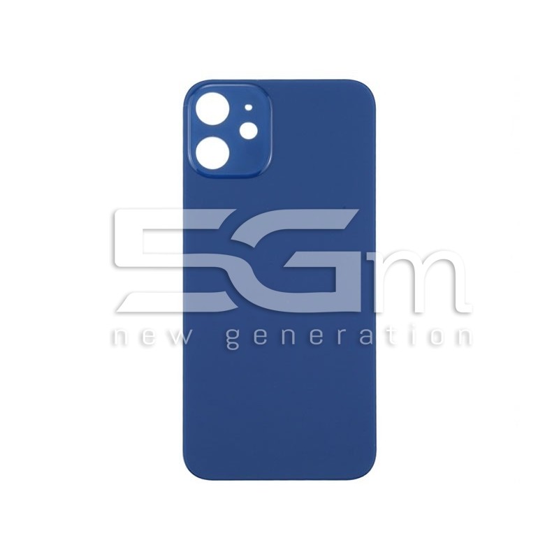 Retro Cover Blu iPhone 12 Mini Big Hole (No Logo)