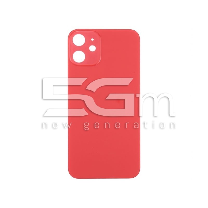 Retro Cover Rosso iPhone 12 Mini Big Hole (No Logo)