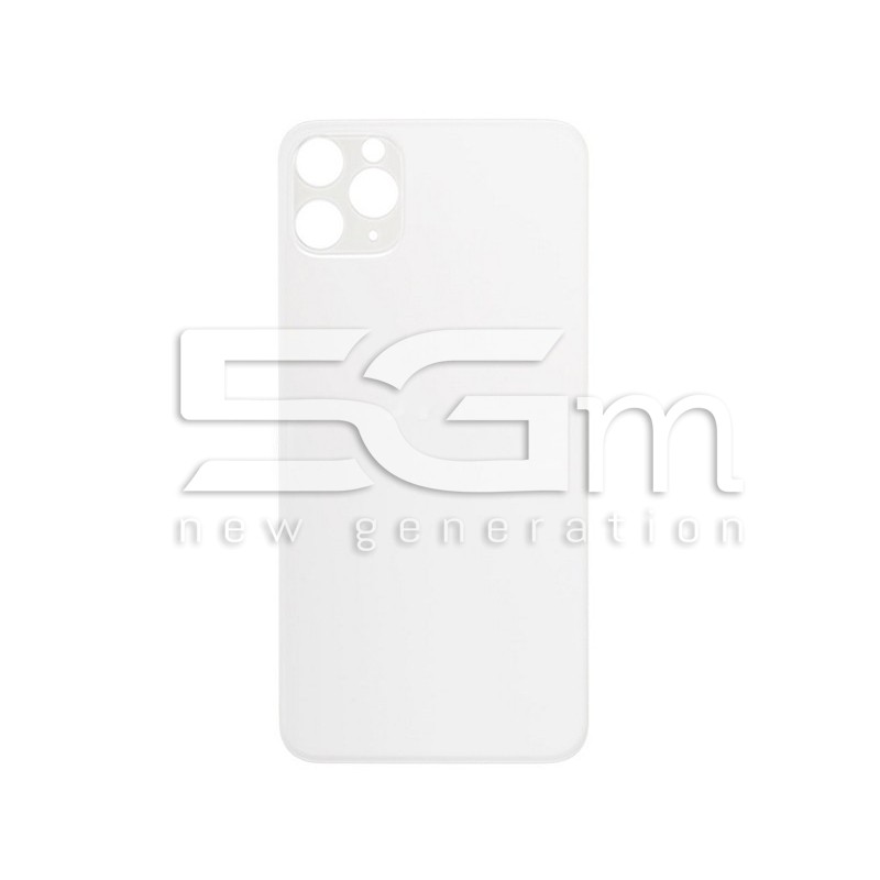 Rear Cover White iPhone 11 Pro Big Hole (No Logo)
