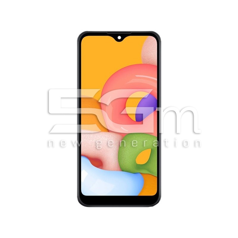 Ecra Tatil + Chassi Preto Samsung SM-A015 A01 Version DS (IPS)