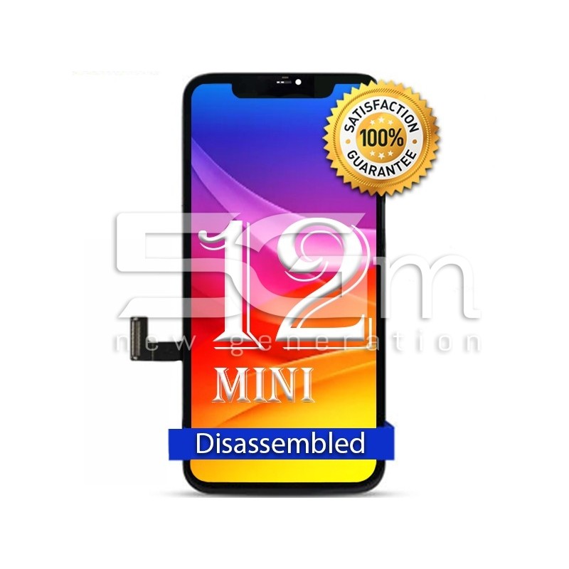 Display Touch Black iPhone 12 Mini (Pulled)