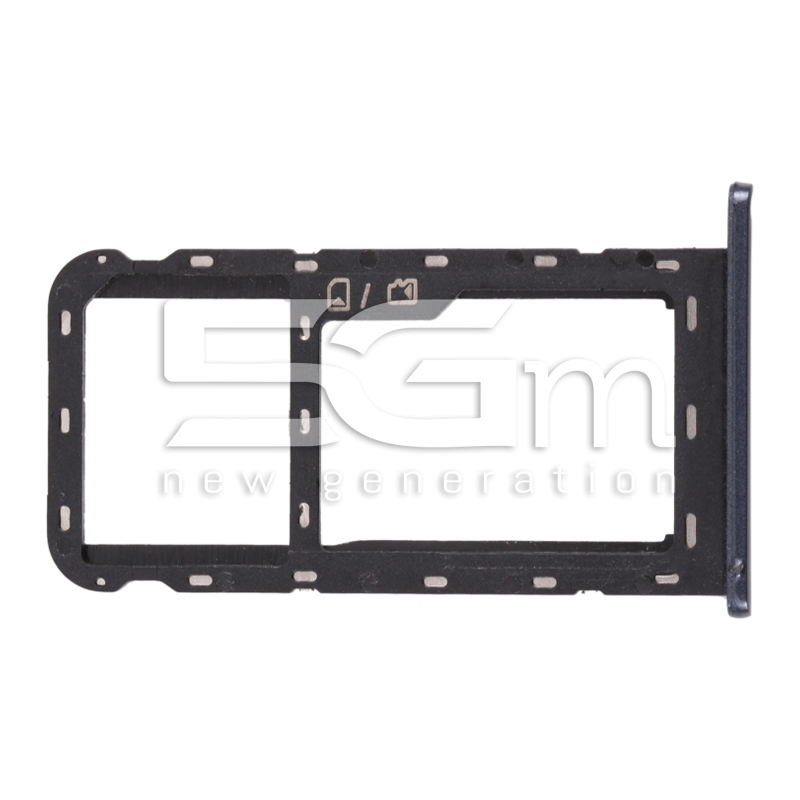 Sim Card/SD Card Holder Black ZTE Blade A71