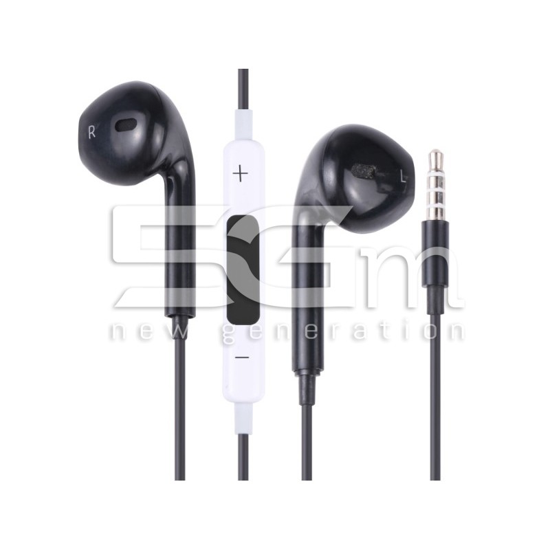 Headset Black With Audio Jack Socket