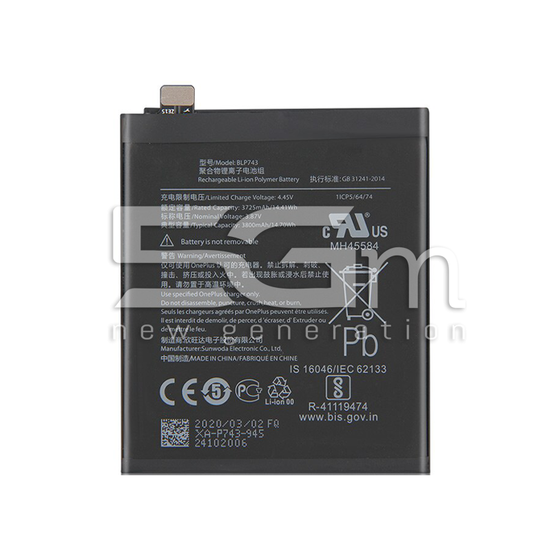 Battery BLP743 3725 mAh OnePlus 7T