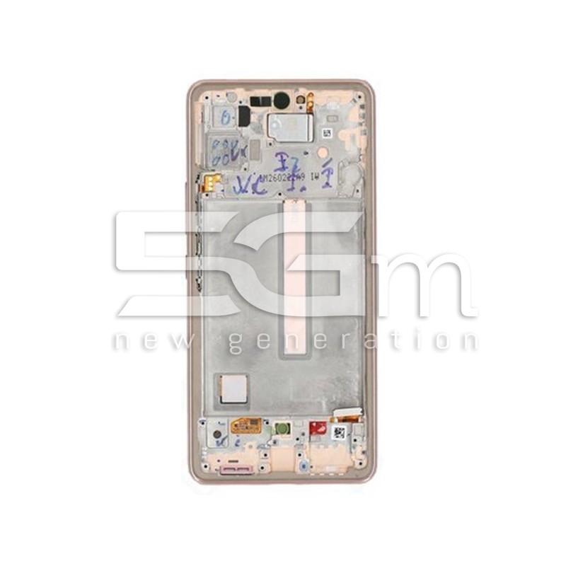 Display Touch + Frame Gold Samsung SM-A536 A53 5G Ori