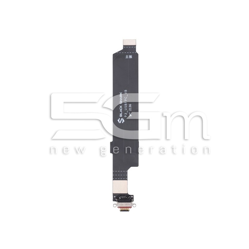Conector de Carregamento Flex Cable Xiaomi Black Shark 5 Pro
