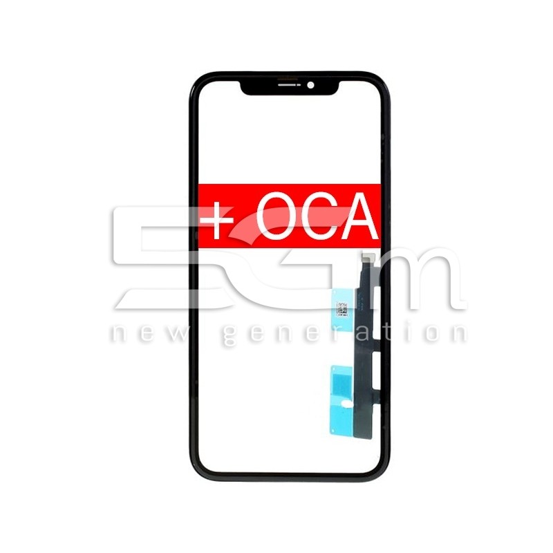 Touch Screen Long Flex + Oca + Frame iPhone XR