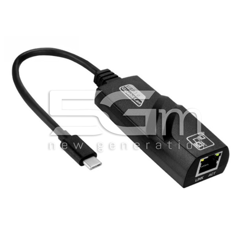 Adaptador USB Type C To Ethernet RJ45