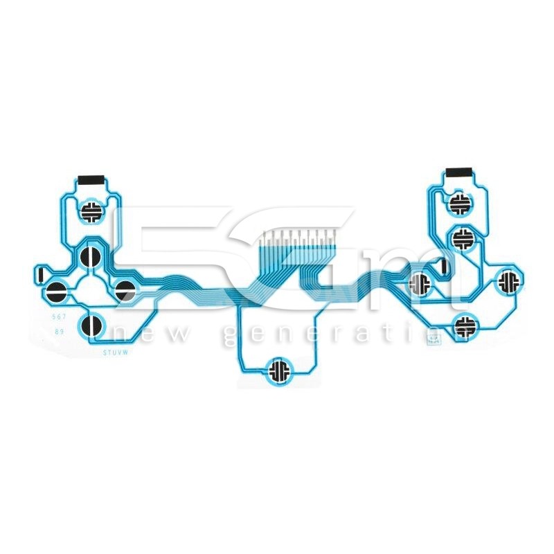JDM-001/JDM-010/JDM-011 Controller Keypad Conductive Film Blue 2.0 PlayStation 4 - Slim - Pro