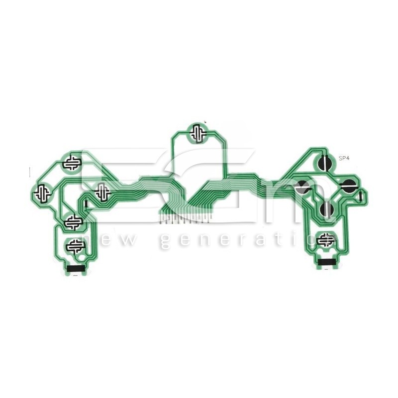 JDM-001 - JDM-010 - JDM-011 Controller Keypad Conductive Film Green 2.0 PlayStation 4 - Slim - Pro