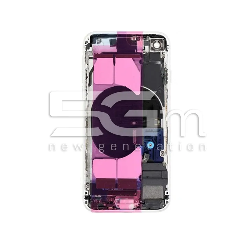 Rear Cover Full Parts White iPhone 8 No Logo