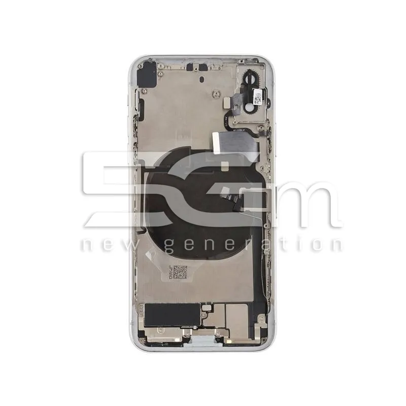 Rear Cover Full White iPhone X No Logo
