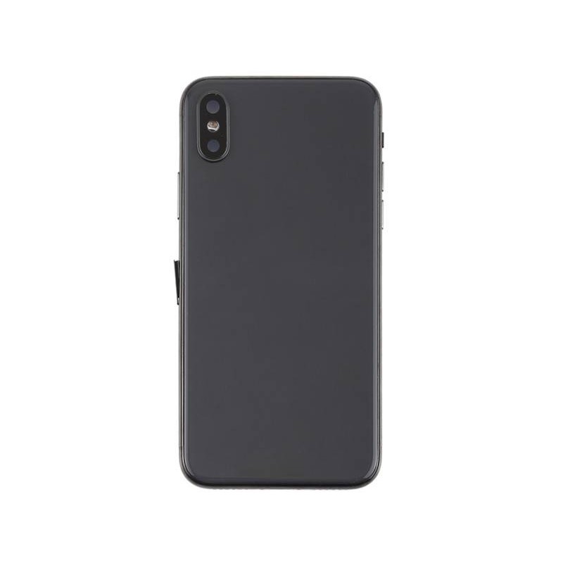 Battery Back Cover Full Black iPhone X No Logo