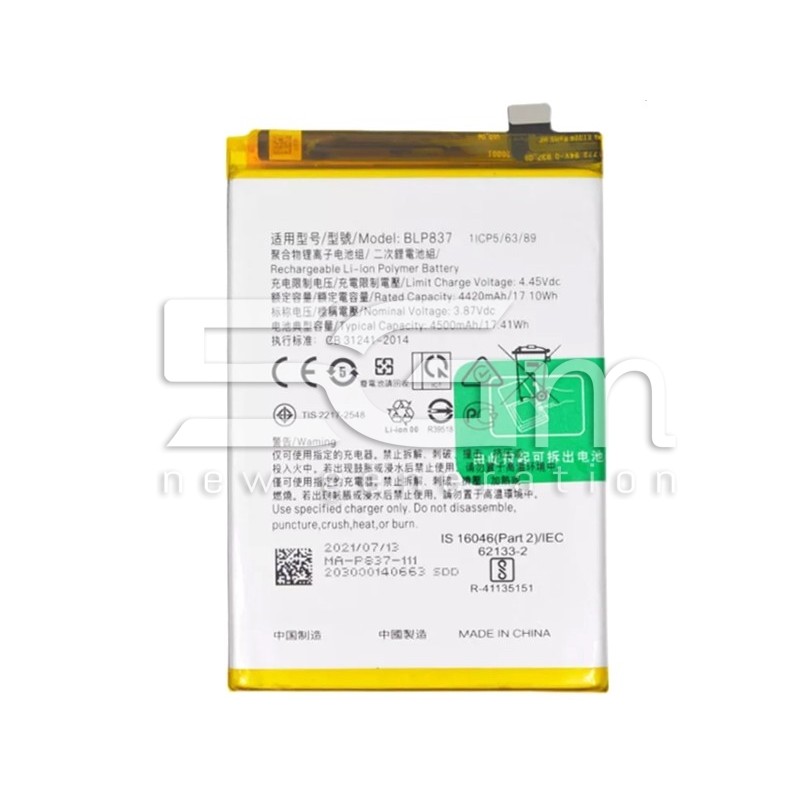 Battery BLP837 4420mAh Realme 8 Pro