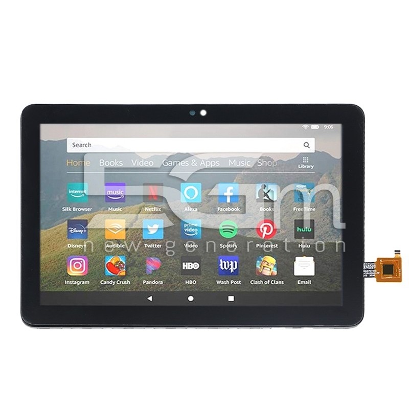Ecra Tatil Preto Amazon Kindle Fire HD 8 Plus 2020