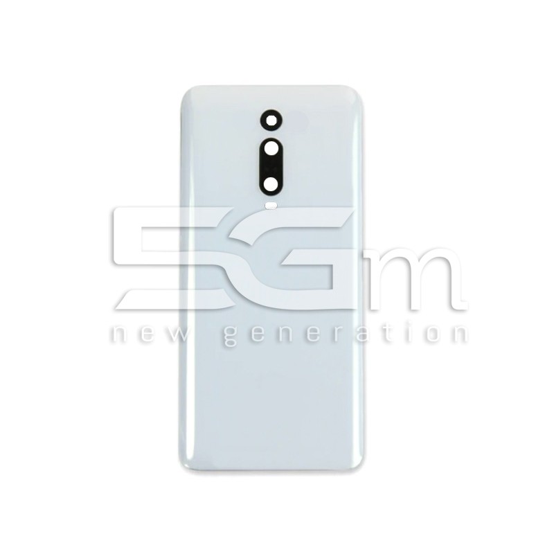 Rear Cover White + Camera Lens Xiaomi Mi9 T No Logo