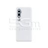Retro Cover Bianco + Vetrino Camera Xiaomi Mi Note 10 - 10 Pro No Logo