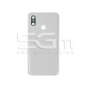 Rear Cover White + Camera Lens Xiaomi Mi8 No Logo