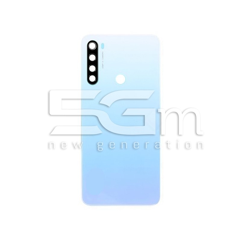 Rear Cover White + Camera Lens Xiaomi Redmi Note 8 No Logo