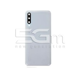 Retro Cover Bianco + Vetrino Camera Xiaomi Mi A3 No Logo