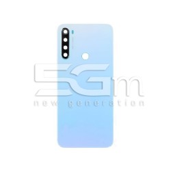 Rear Cover White + Camera Lens Xiaomi Redmi Note 8T No Logo
