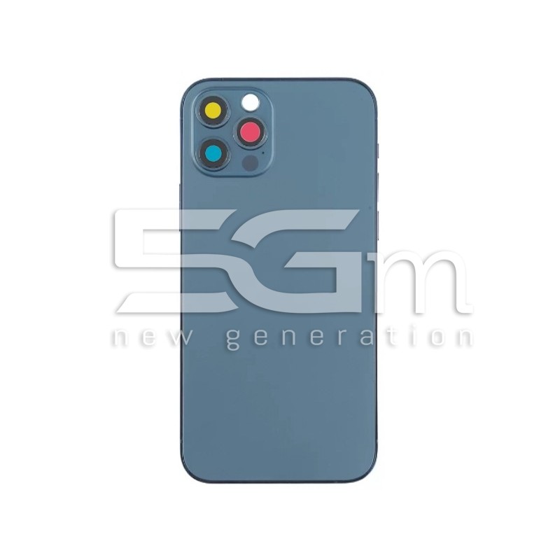 Rear Cover Full Parts Blue iPhone 12 Pro No Logo
