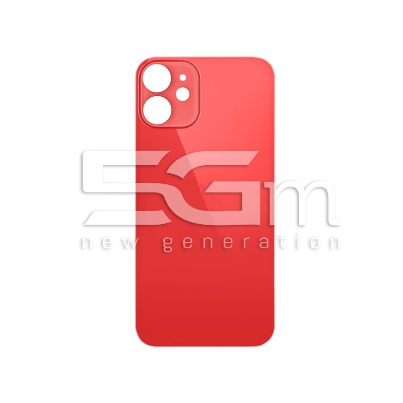 Retro Cover Rosso iPhone 12 Big Hole (No Logo)