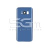 Rear Cover Blue + Lens Camera Samsung SM-G950F S8 No Logo