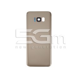 Rear Cover Gold + Lens Camera Samsung SM-G955F S8+ No Logo