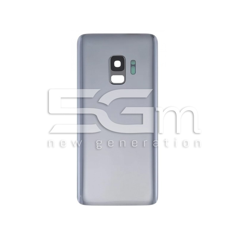 Rear Cover Gray + Camera Lens Samsung SM-G960 S9 No Logo
