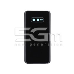 Rear Cover Black + Camera Lens Samsung SM-G970F S10e No Logo